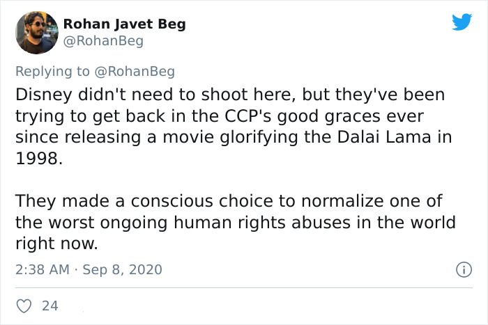 Guy On Twitter Points Out Why Disney&rsquo;s Mulan (2020) Is Effectively Chinese Propaganda