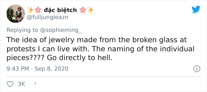 Couple Receives Huge Backlash After Releasing ‘Wear Their Names' Jewelry Made Out Of Shattered Glass From Charleston Riot Couple Receives Huge Backlash After Releasing ‘Wear Their Names' Jewelry Made Out Of Shattered Glass From Charleston Riot