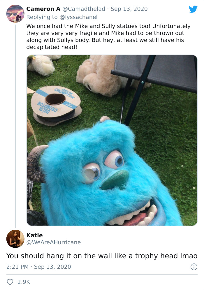 'He Will Be Mine': College Student Writes A Heartfelt Letter To A Guy Who Has A Mike Wazowski Statue In His Front Yard, He Gives It As A Gift 'He Will Be Mine': College Student Writes A Heartfelt Letter To A Guy Who Has A Mike Wazowski Statue In His Front Yard, He Gives It As A Gift