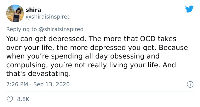 After Getting Tired Of People Misinterpreting It In The Media, Twitter User Explains What It’s Really Like To Live With OCD After Getting Tired Of People Misinterpreting It In The Media, Twitter User Explains What It’s Really Like To Live With OCD