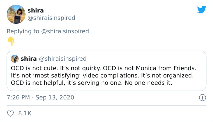 After Getting Tired Of People Misinterpreting It In The Media, Twitter User Explains What It’s Really Like To Live With OCD After Getting Tired Of People Misinterpreting It In The Media, Twitter User Explains What It’s Really Like To Live With OCD
