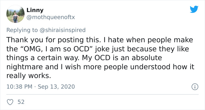 After Getting Tired Of People Misinterpreting It In The Media, Twitter User Explains What It’s Really Like To Live With OCD After Getting Tired Of People Misinterpreting It In The Media, Twitter User Explains What It’s Really Like To Live With OCD