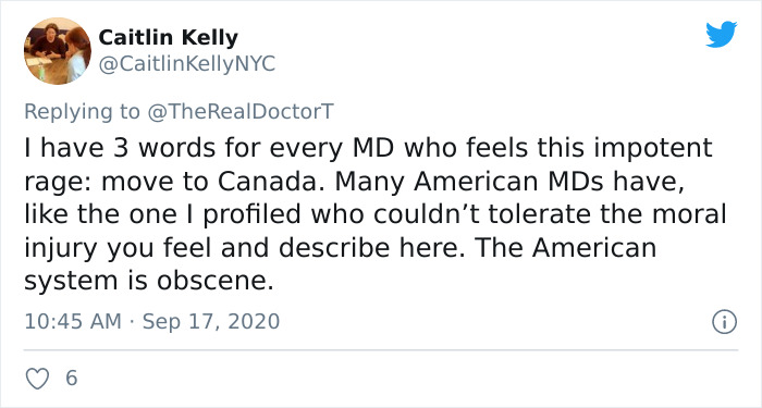 'I Only Need To Stick Around 4 Or 5 More Years': Doctor Shows How Horrific The US Healthcare System Is 'I Only Need To Stick Around 4 Or 5 More Years': Doctor Shows How Horrific The US Healthcare System Is