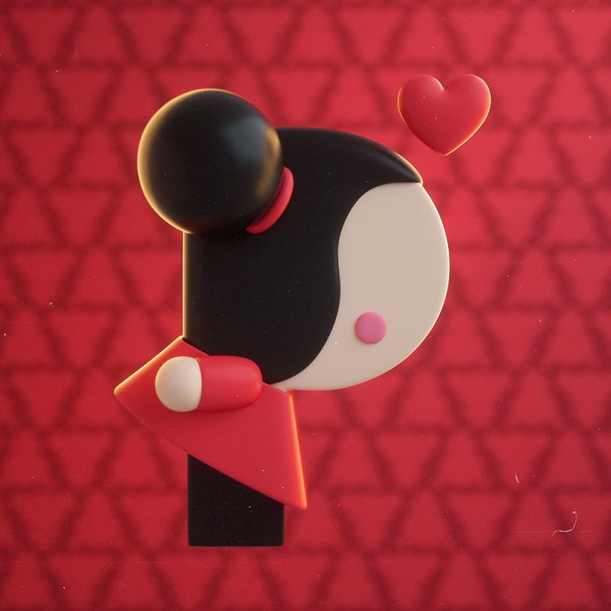 This Artist Illustrated The Alphabet Using Cartoon Characters (26 Pics)