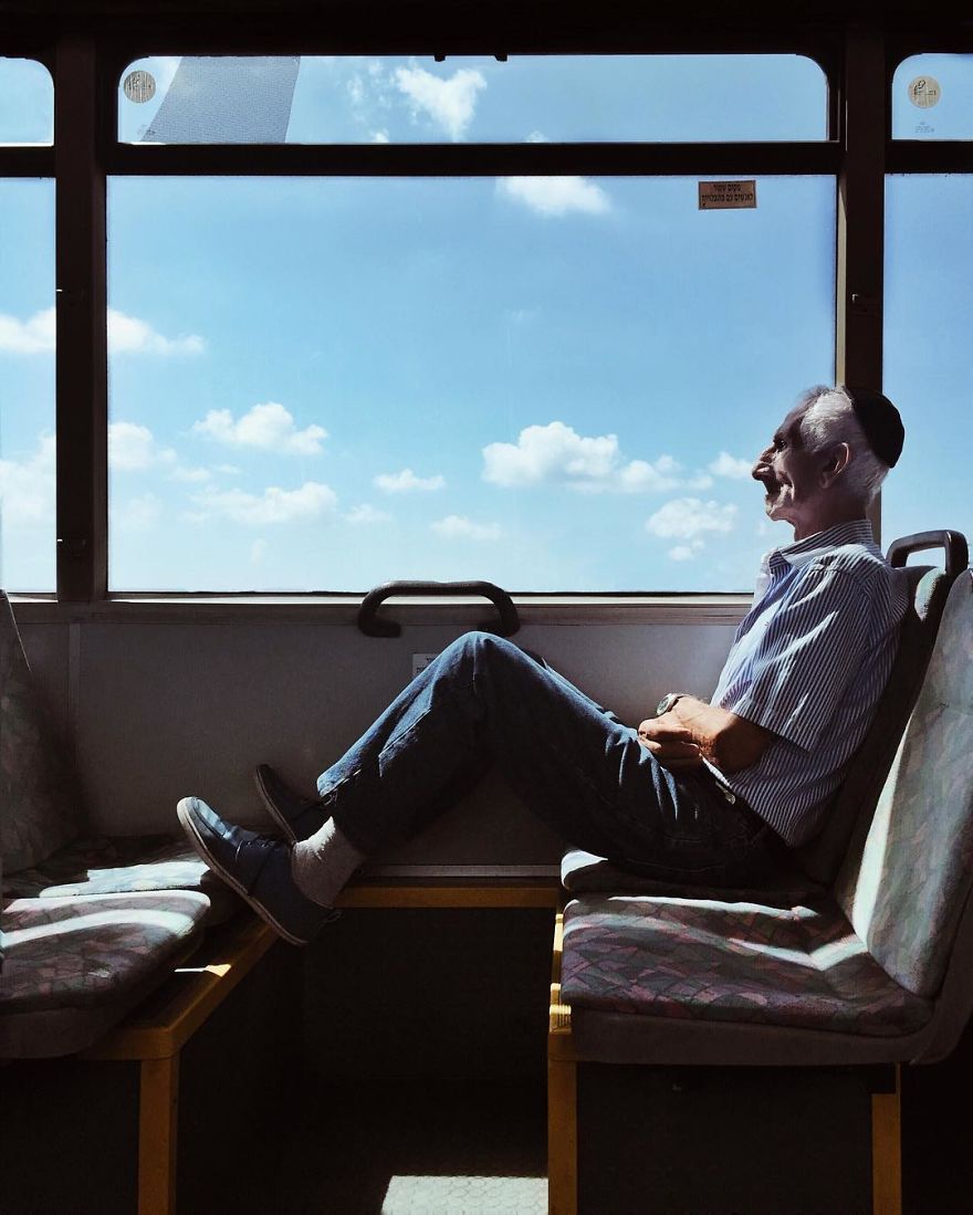 Woman Uses Her iPhone To Photograph Other Passengers On Their Way To Work And The Result Is Pure Art