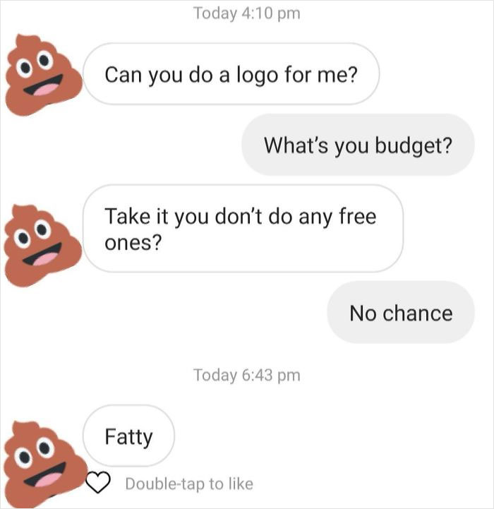 This Guy Got Straight To The Point With A Quick Jab To End Our Conversation