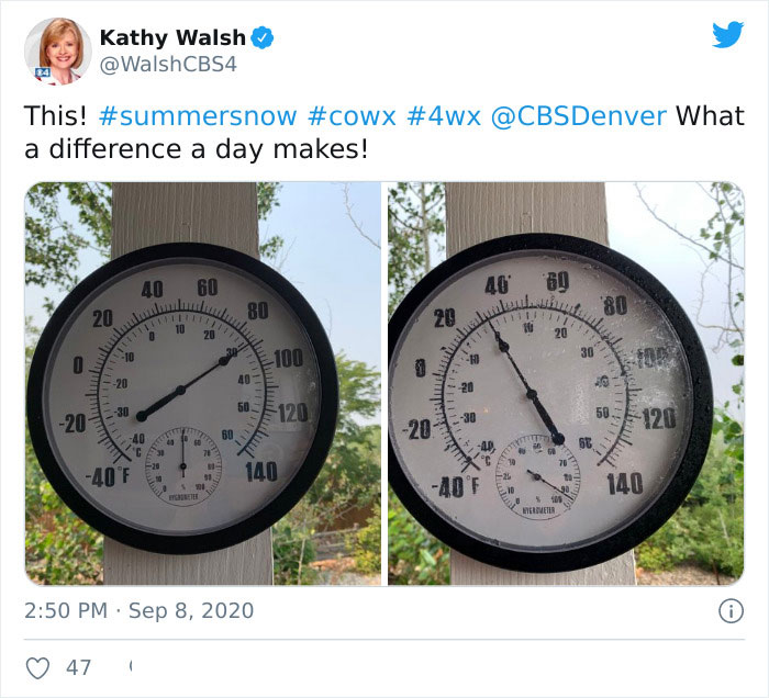 Snow Falls In Colorado Just 48 Hours After A Record Heatwave And It Proves Nothing Is Impossible In 2020