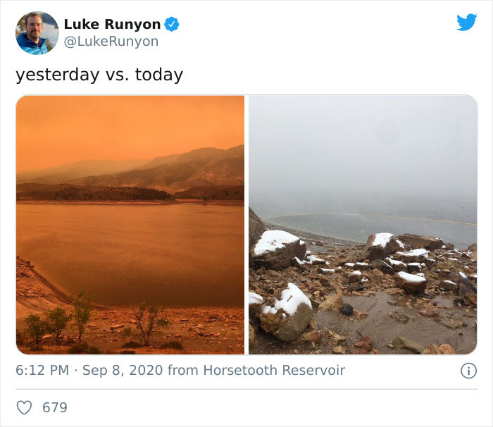 Snow Falls In Colorado Just 48 Hours After A Record Heatwave And It Proves Nothing Is Impossible In 2020