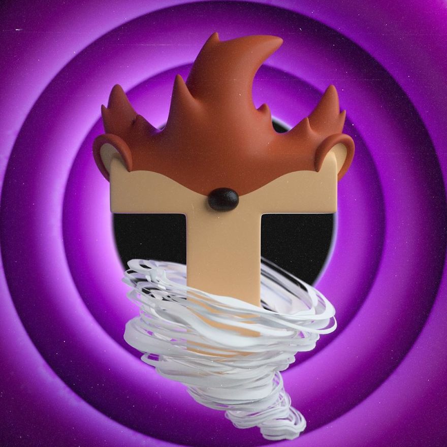 This Artist Illustrated The Alphabet Using Cartoon Characters (26 Pics)