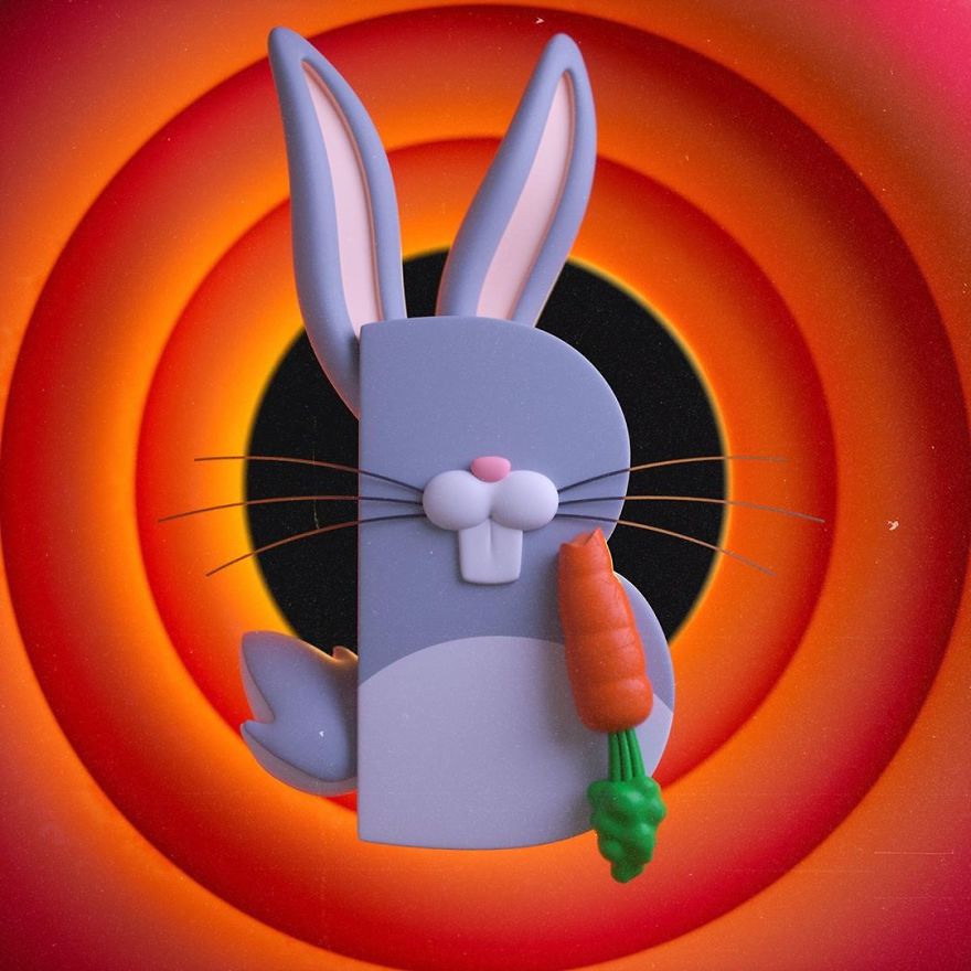 This Artist Illustrated The Alphabet Using Cartoon Characters (26 Pics)