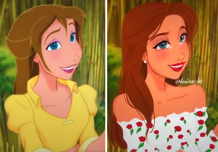 Artist Reimagines Disney Characters As Modern Day Women And Men, People Love It Artist Reimagines Disney Characters As Modern Day Women And Men, People Love It