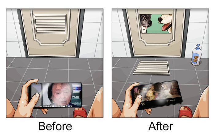 Life-Before-After-Pets- Illustrations-Mai-John