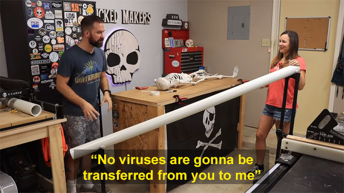 Parents Come Up With A "Candy Slide" For Safe Trick-Or-Treating This Halloween Parents Come Up With A "Candy Slide" For Safe Trick-Or-Treating This Halloween