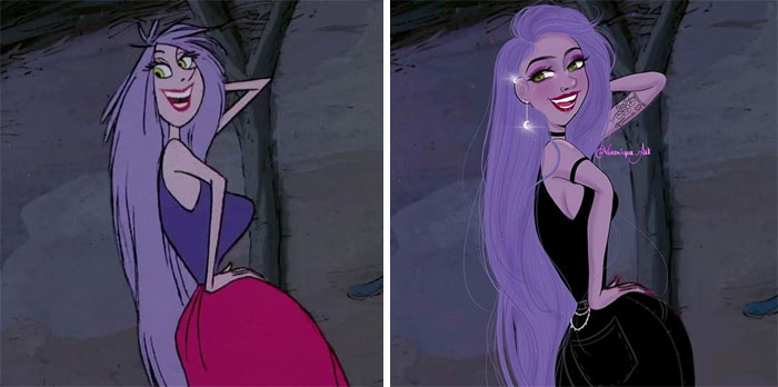 Artist Reimagines Disney Characters As Modern Day Women And Men, People Love It Artist Reimagines Disney Characters As Modern Day Women And Men, People Love It