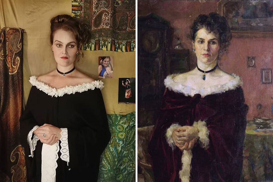 Khariton Platonovich Platonov "Portrait Of A Woman" (1903)