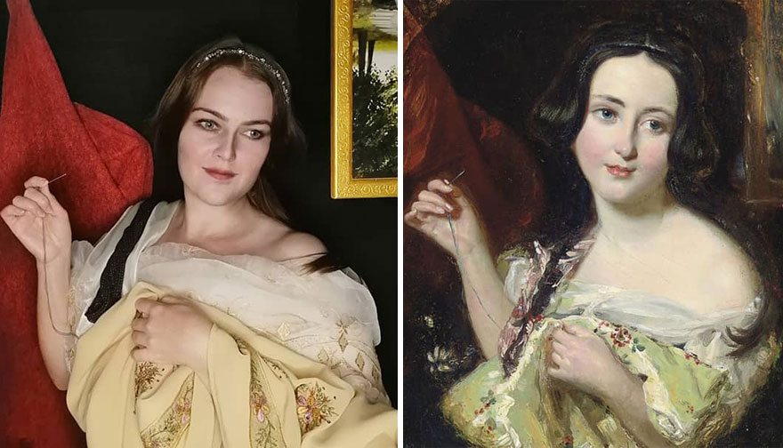 William Etty "The Seamstress" (~1820)