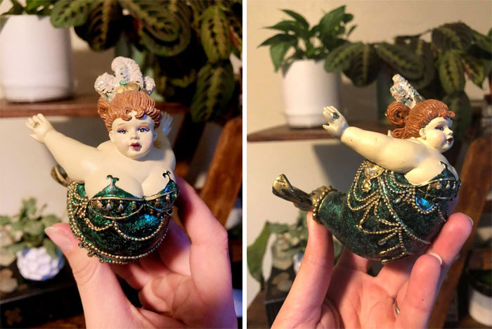 Absolute Perfection. Never Letting Her Go. Thrifted At The Value Village In Spokane, Wa. The Only Question - What Name Could Be Worthy Of This Voluptuous Merbabe?