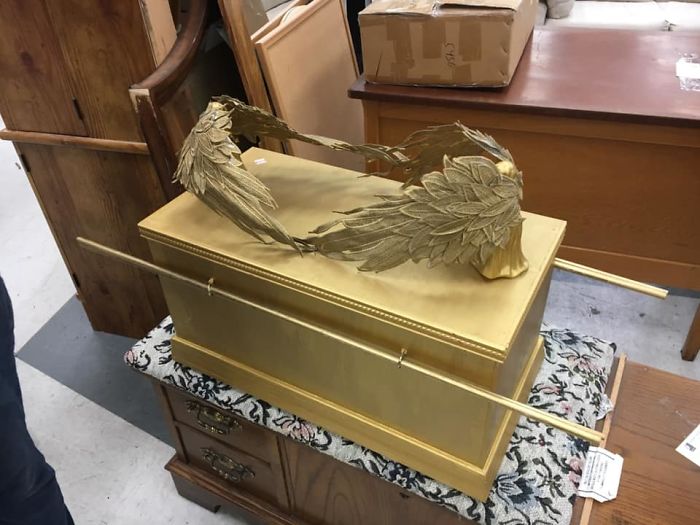 Wife: What Do You See Over There? Me: Oh Nothing, Just The Ark Of The Covenant