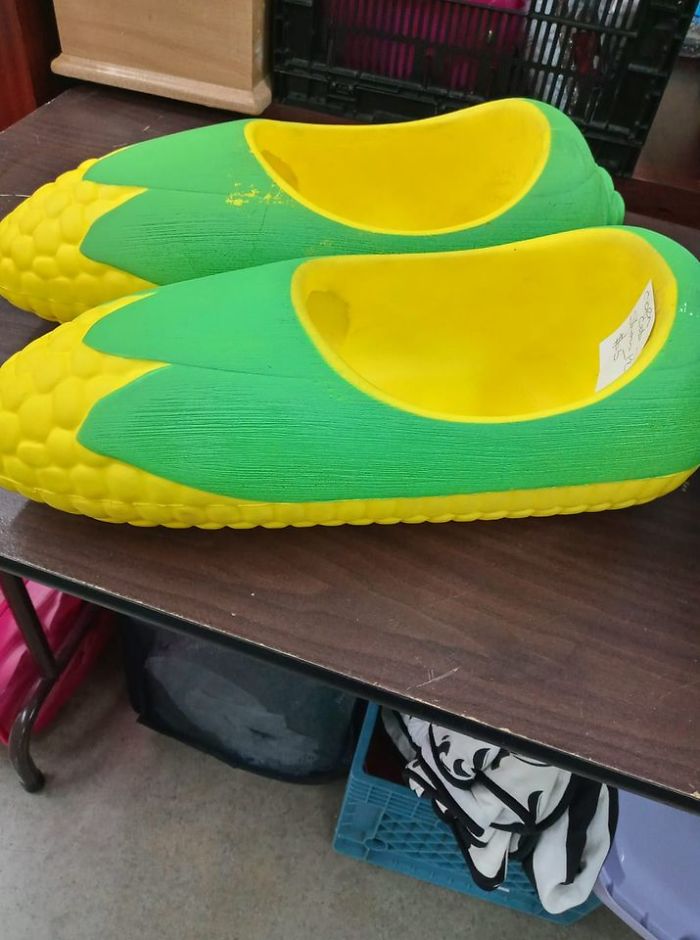 I Saw These Corny Shoes For $5.00 At West End Ministries Thrift Store In High Point Nc