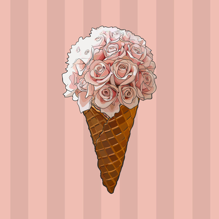 Artist With A Sweet Tooth Makes Punny Junk Food Illustrations Artist With A Sweet Tooth Makes Punny Junk Food Illustrations