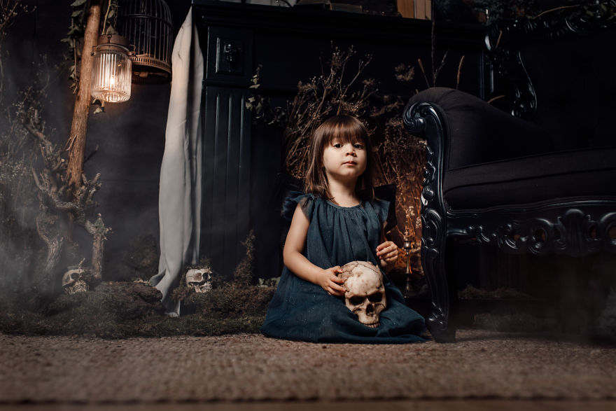 Halloween Style Photoshoot For My Kid