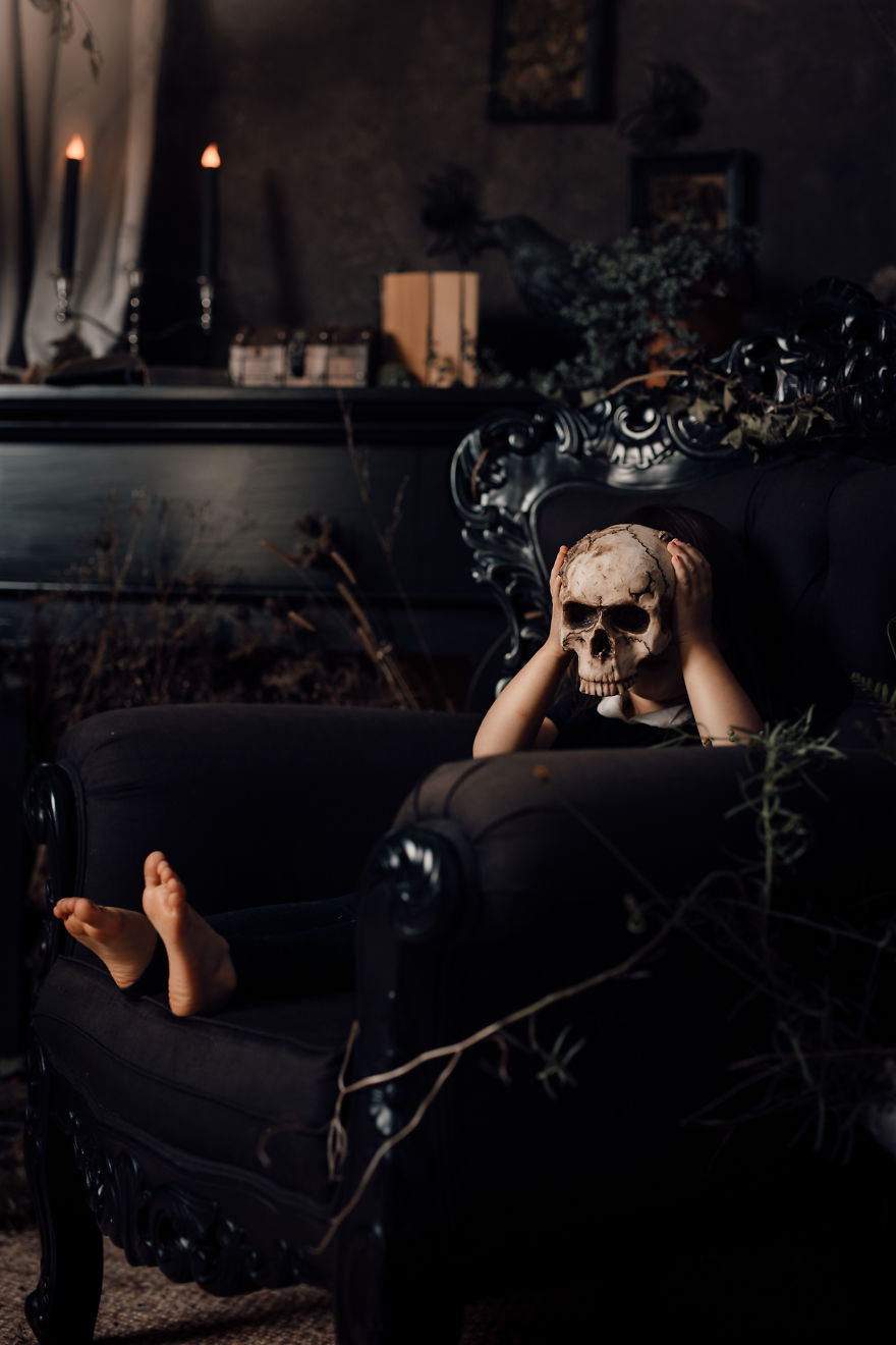 Halloween Style Photoshoot For My Kid