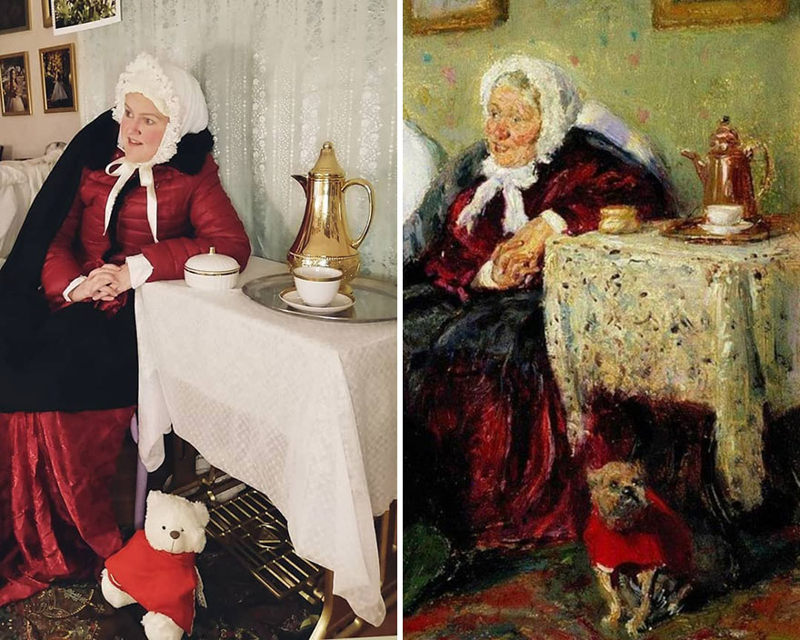 Vladimir Makovsky "Tete-A-Tete" (1909)