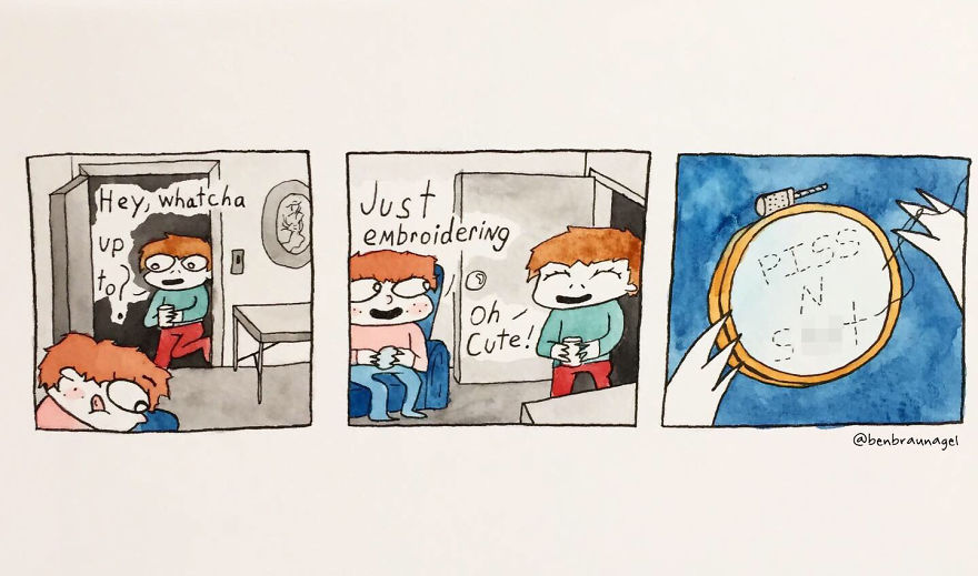 I Make Silly Watercolor Comics (Very Cool) (17 Pics)