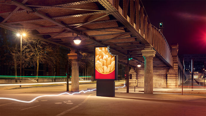 McDonald's Surprises Parisians By Launching These New Unique-Looking Street Ads