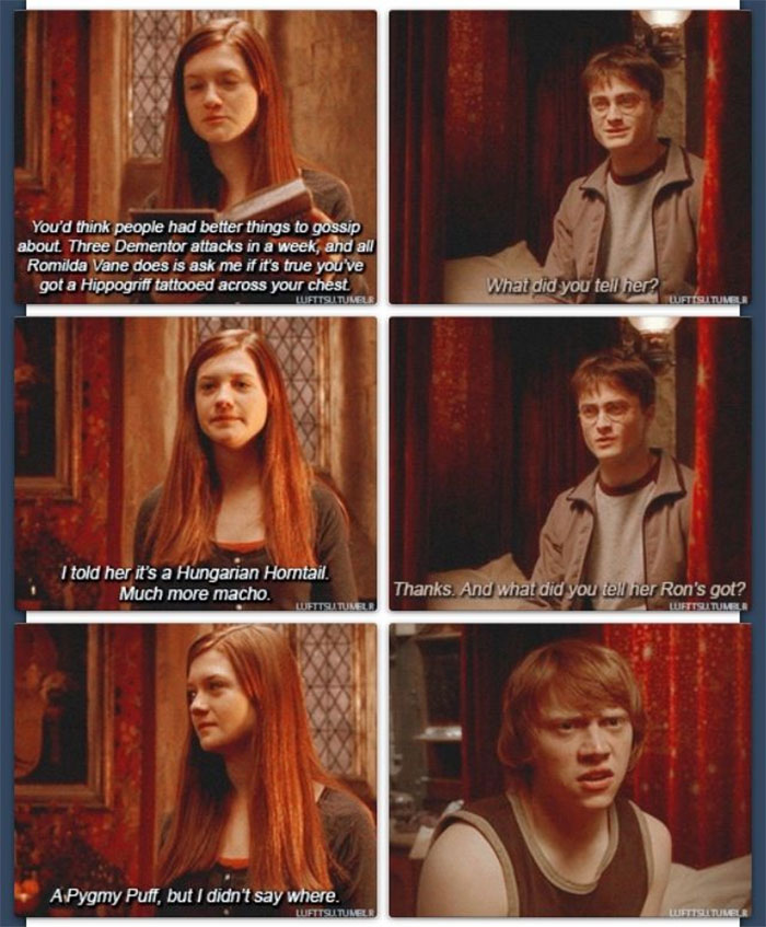 Ginny Tells Some Gossip