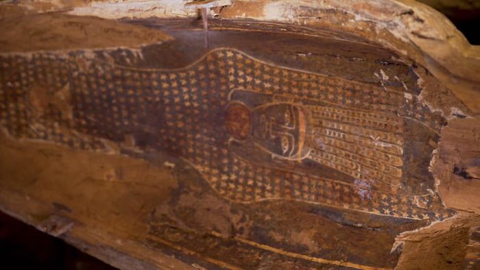 Archaeologists Unearth 13 Fully-Sealed Ancient Egyptian Coffins In Saqqara Necropolis Dating Back 2,500 Years Archaeologists Unearth 13 Fully-Sealed Ancient Egyptian Coffins In Saqqara Necropolis Dating Back 2,500 Years