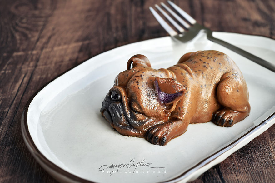 For Mid-Autumn Festival, We Made These Puppy Cakes For Our Daughter Instead Of Traditional Ones For Mid-Autumn Festival, We Made These Puppy Cakes For Our Daughter Instead Of Traditional Ones