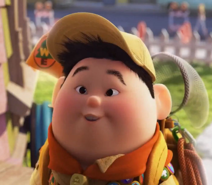 In The Movie Up (2009), Russell Has A Round Appearance. This Is Because He Is Obese