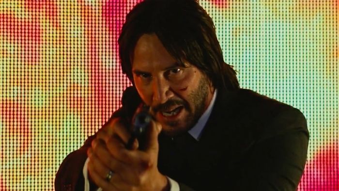 In John Wick 2 (2017) John Wick Never Gets Shot, Because In Real Life Keanu Reeves Can Dodge Bullets, As Evidenced By His Earlier Film, The Matrix (1999)