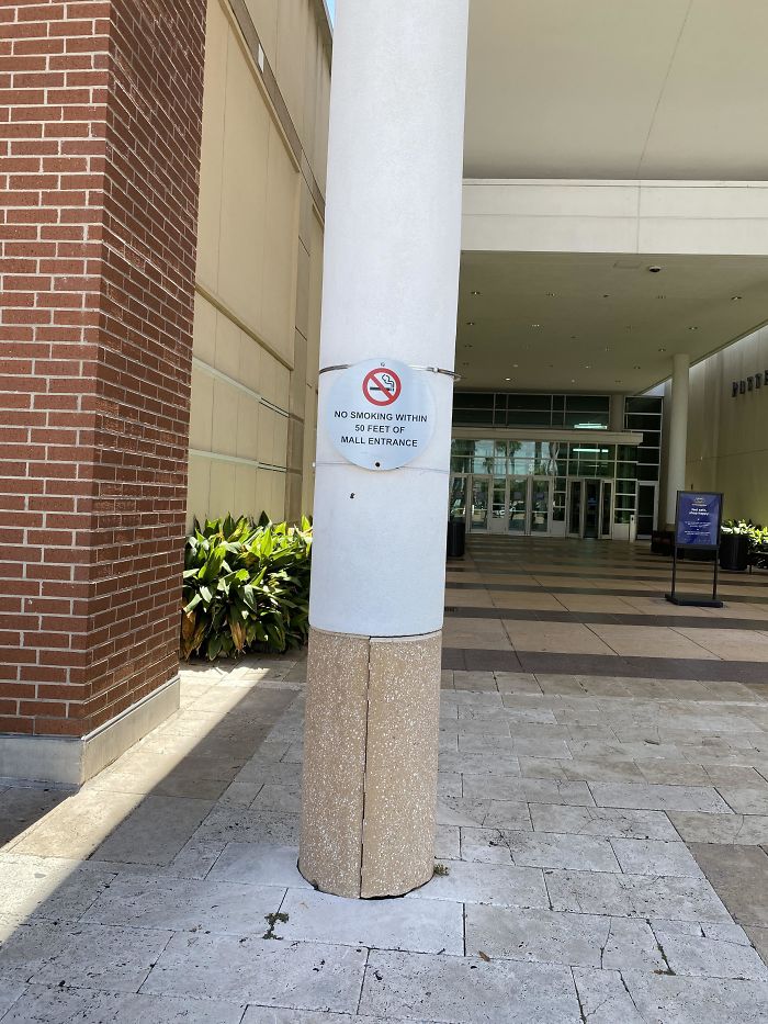 This Non-Smoking Post Looks Like A Cigarette