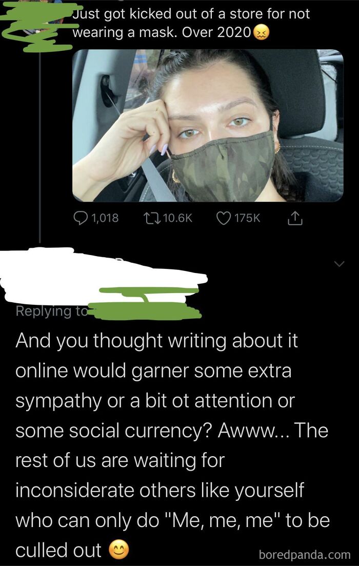 Even She Couldn’t See The Mask