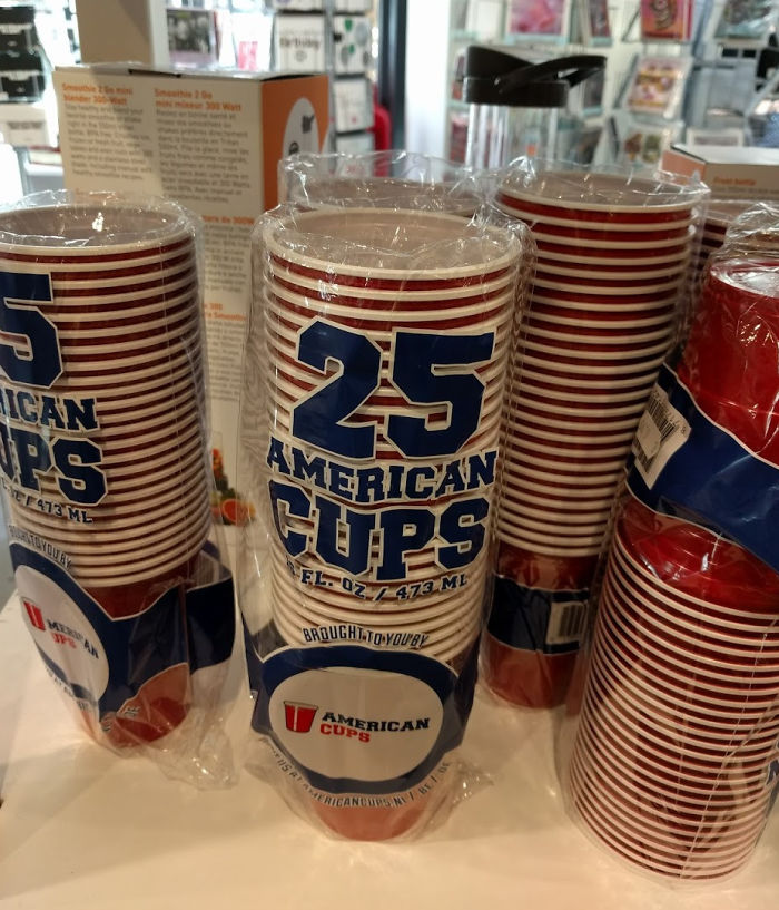 Red Solo Cups Labeled As "American" Cups In Netherlands