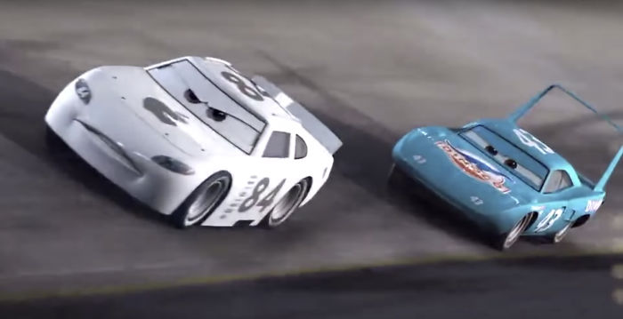 In Cars (2006), An 'Apple Car' Can Be Seen In The Race At The Beginning Of The Movie. This Is A Tribute To The Former CEO Of Pixar, Steve Jobs. The Number 84 Is Also Significant And Was Chosen Because It Was The Year The First Apple Computers Began Selling