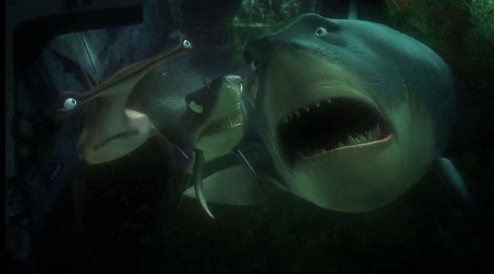In Finding Nemo, Bruce The Shark Starts Crying When Marlin Starts Talking About Nemo, Saying “I Never Knew My Father”. Male Sharks Mate With The Female Then Leave, So Baby Sharks Never Actually Meet Their Father