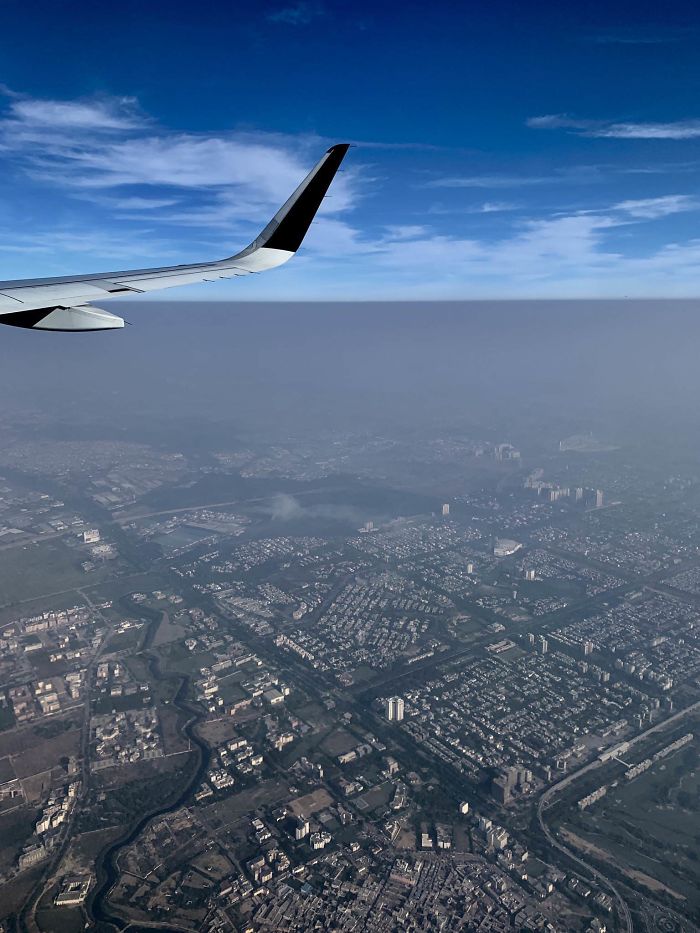 The Air Pollution Makes It Look Like Playing A Video Game At Low Settings