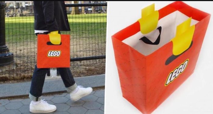 This LEGO Bag Makes It Look Like You Have LEGO Hands