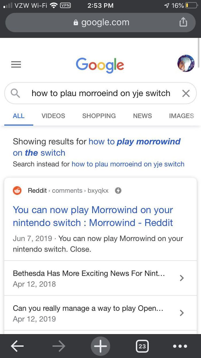 At Least Google Knew What I Was Going For