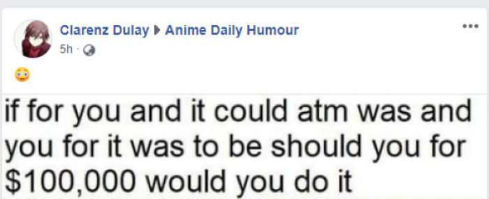 I Found This On Facebook And Have No Clue Where They Were Going With This