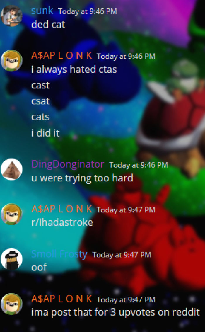 I Tried To Spell Cats (Also Behold My Custom Discord Theme)