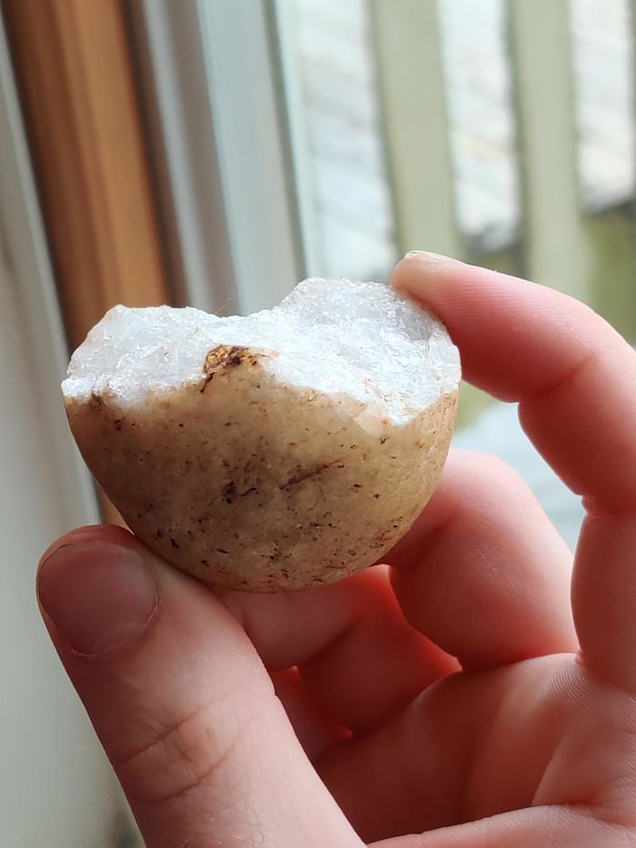 This Rock That Looks Like A Half Eaten Potato