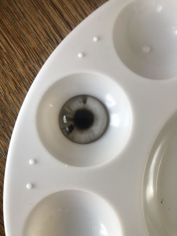 Watercolor Sank To The Bottom Looks Like An Eyeball