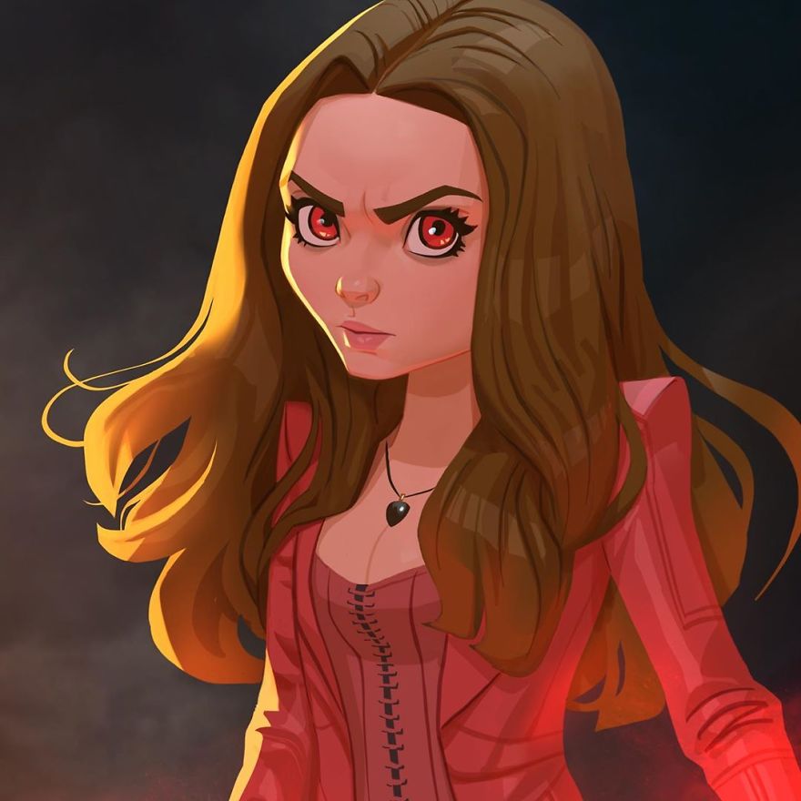 Elizabeth Olsen (Scarlet Witch)