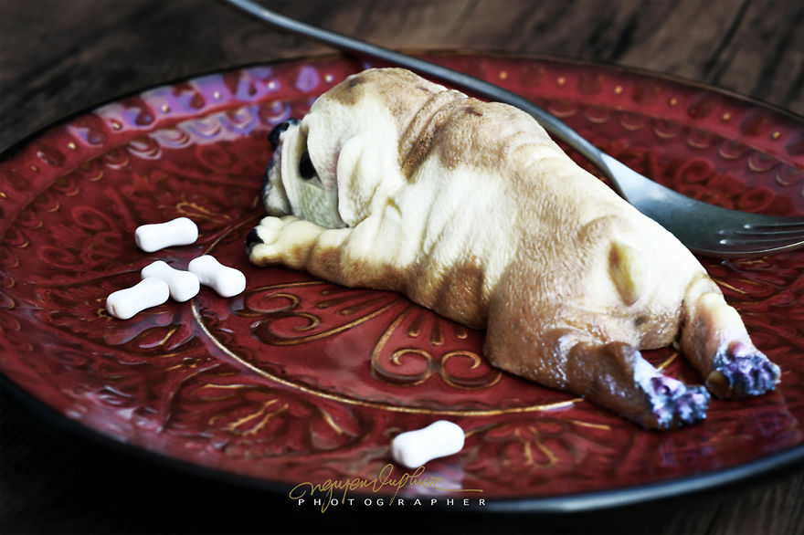 For Mid-Autumn Festival, We Made These Puppy Cakes For Our Daughter Instead Of Traditional Ones For Mid-Autumn Festival, We Made These Puppy Cakes For Our Daughter Instead Of Traditional Ones