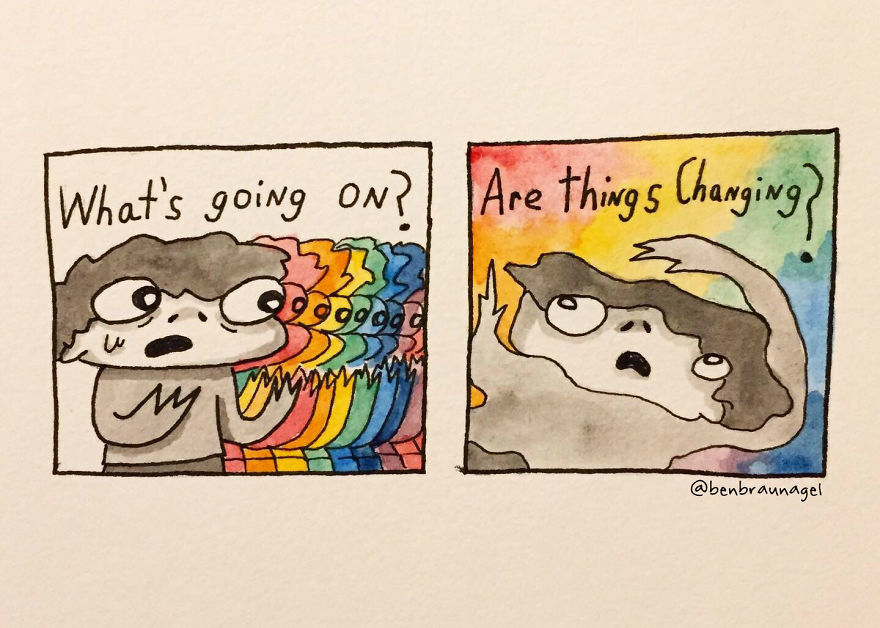 I Make Silly Watercolor Comics (Very Cool) (17 Pics)