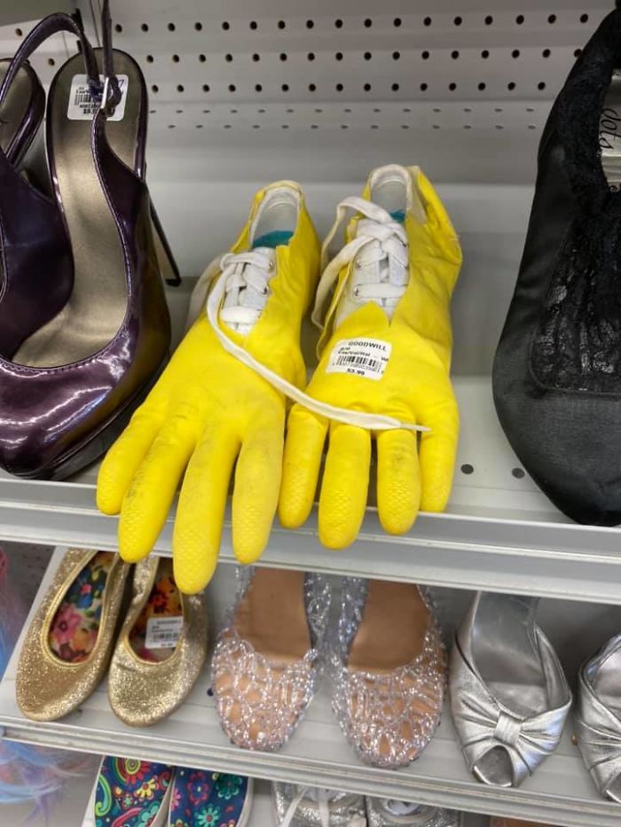 “Shoes” Found At The Goodwill In Plover, Wi Definitely Did Not Come Home With Me, So They’re Up For The Taking